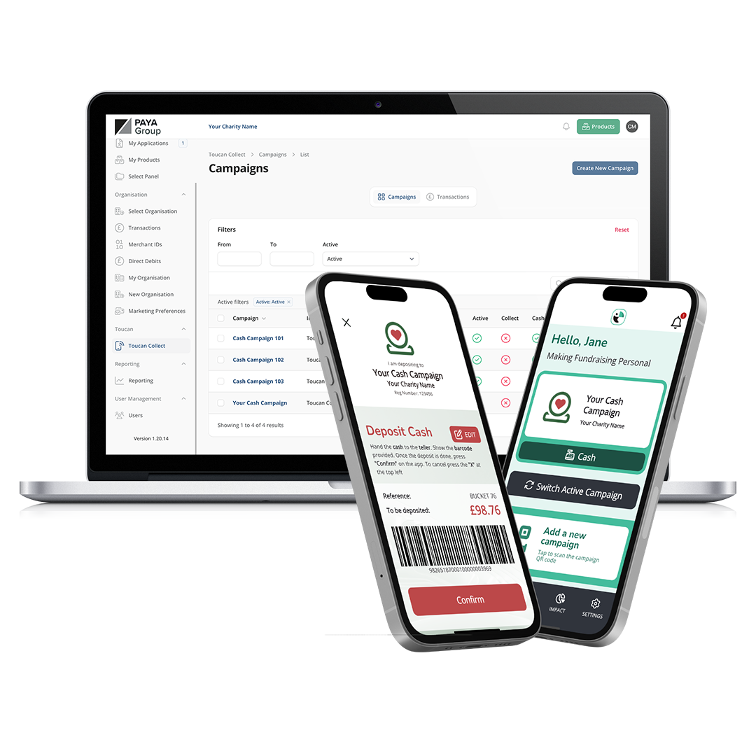 Toucan Charity Portal